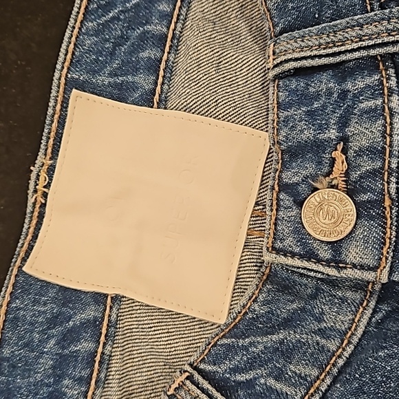 💕MOTHER SUPERIOR💕 The Ditcher Crop Jeans ~ Hit The Ground Running 27 NWOT - Picture 14 of 16